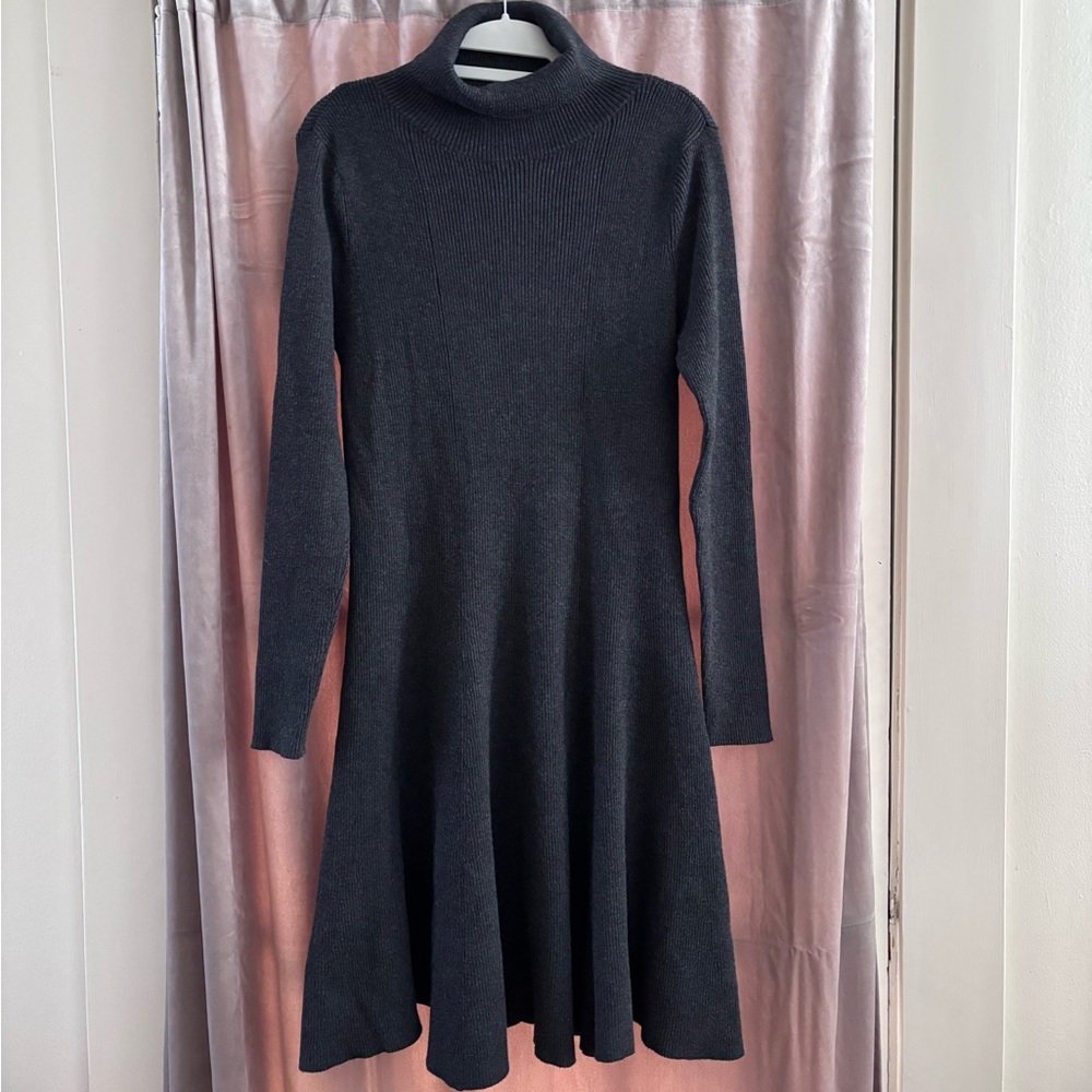 Calvin Klein Charcoal Grey Dress Sz L